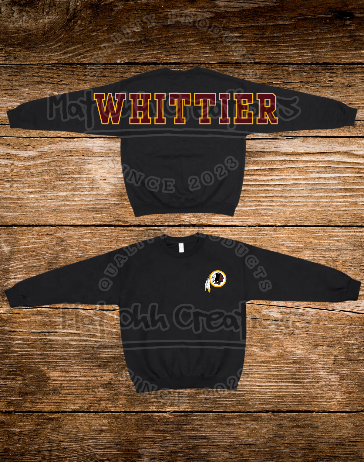 Custom Oversized Print Crewneck