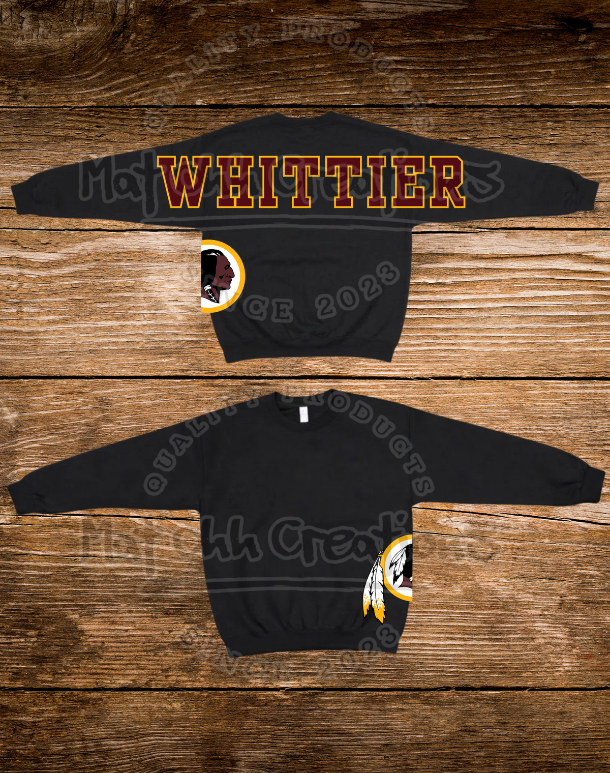 Custom Oversized Print Crewneck