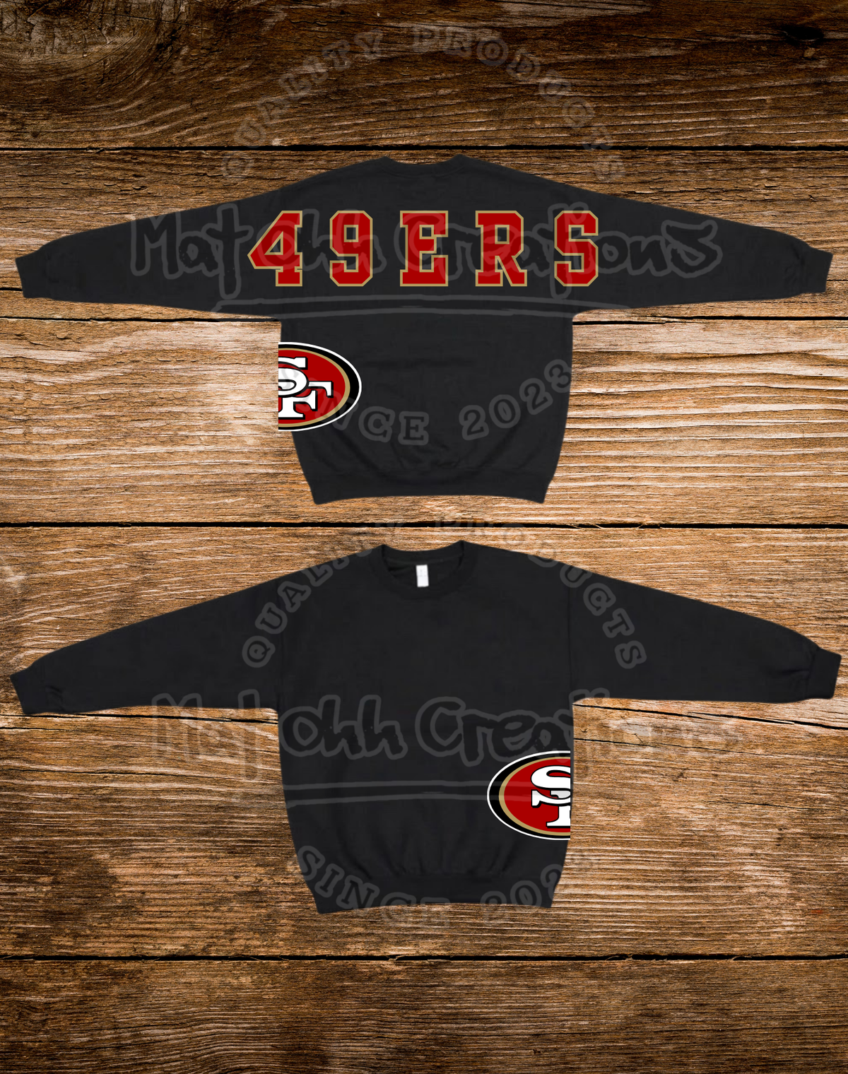 Custom Oversized Print Crewneck