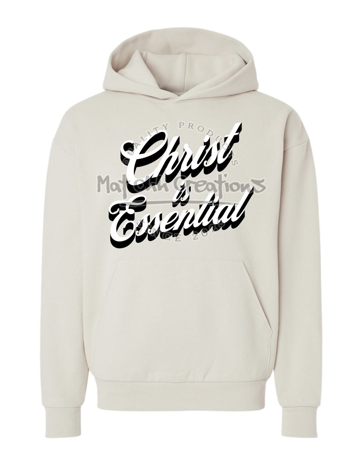 Christ Is Essential Premium Heavyweight Hoodie
