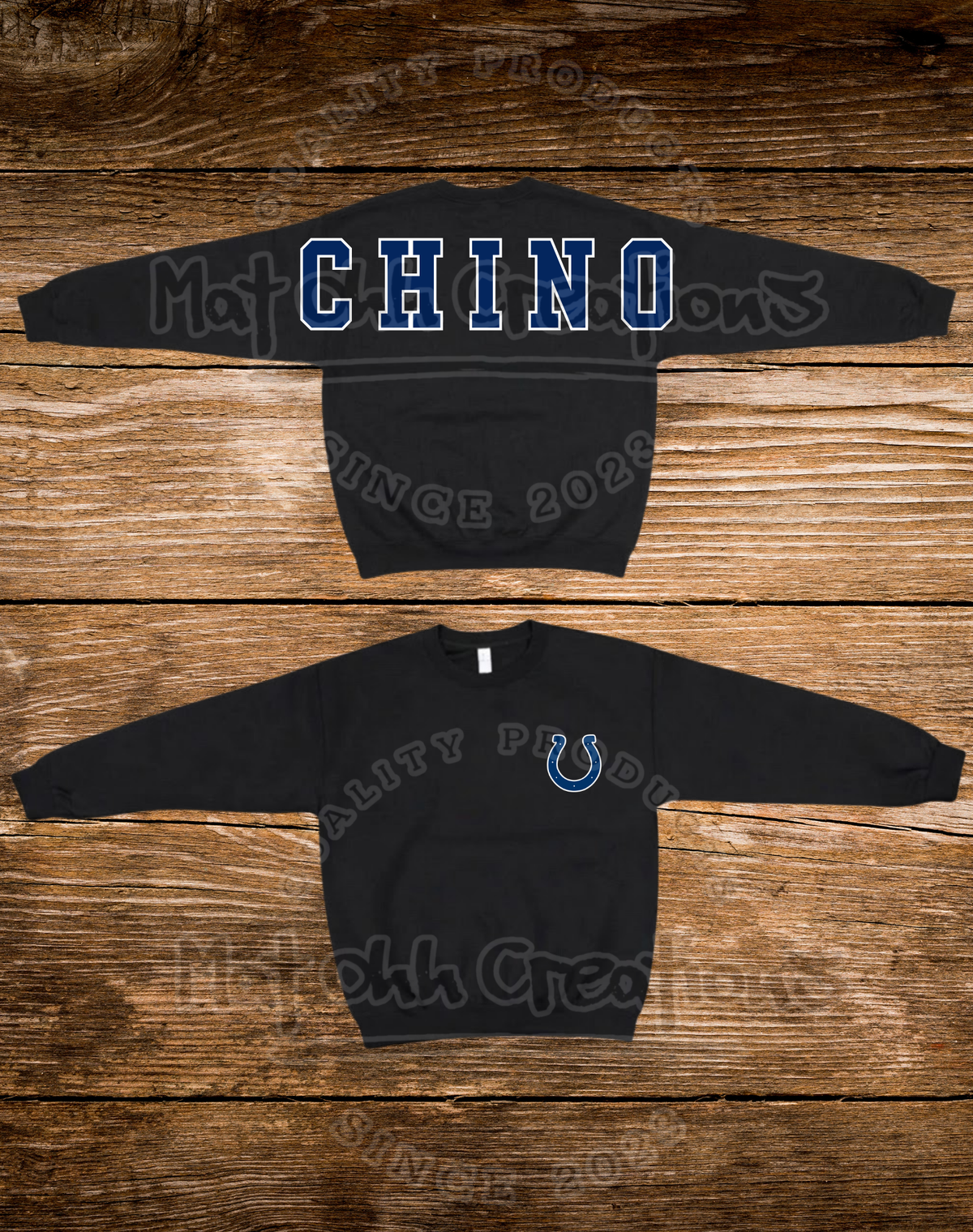 Custom Oversized Print Crewneck