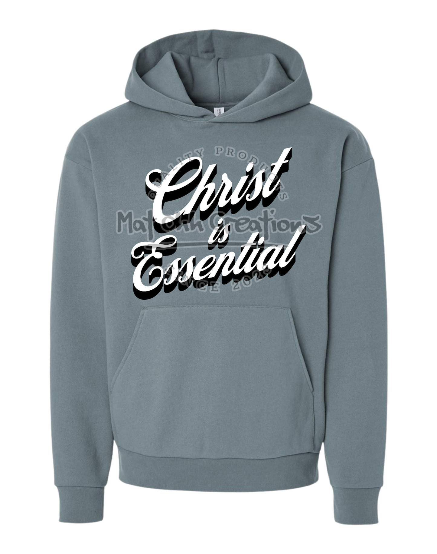 Christ Is Essential Premium Heavyweight Hoodie