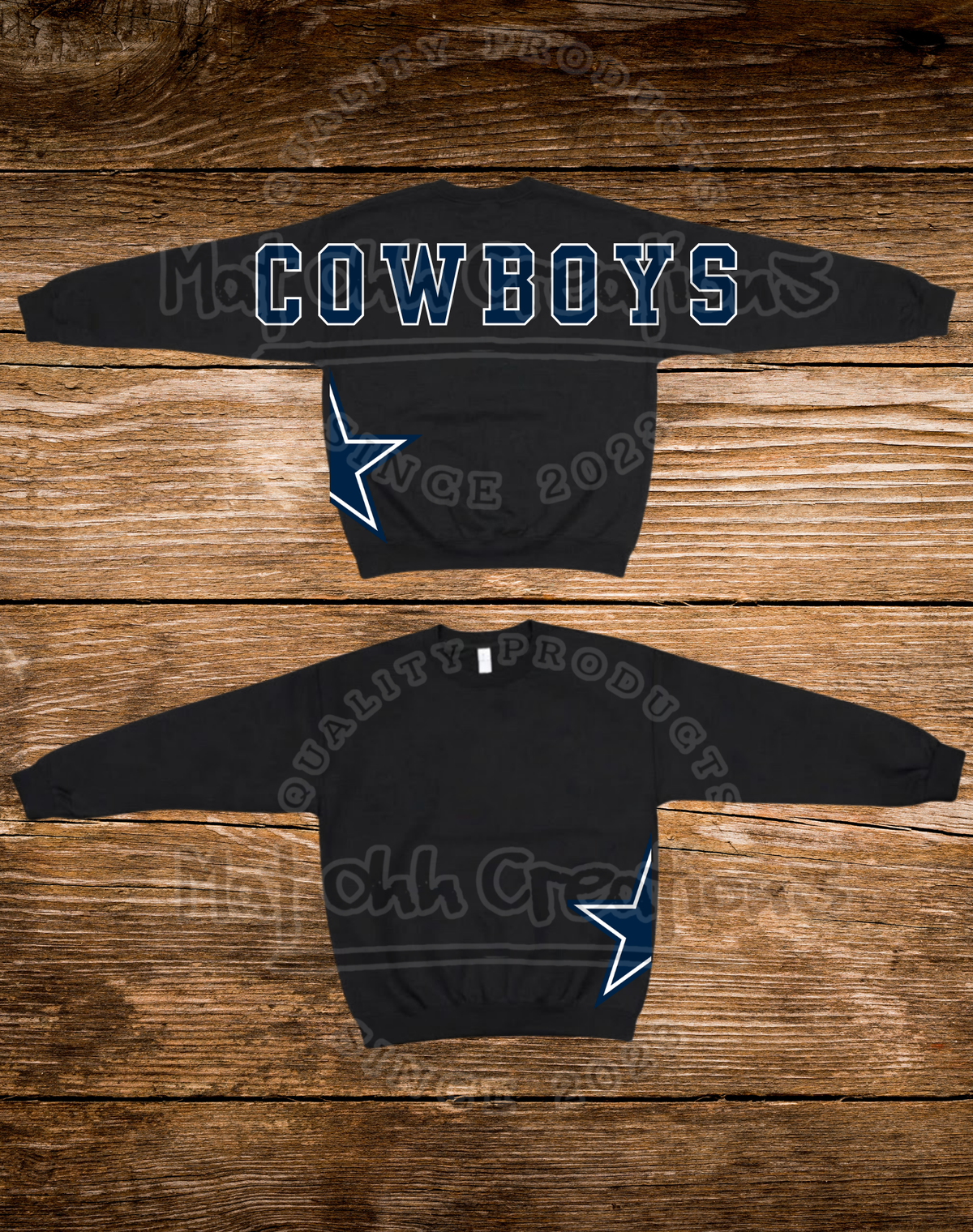 Custom Oversized Print Crewneck