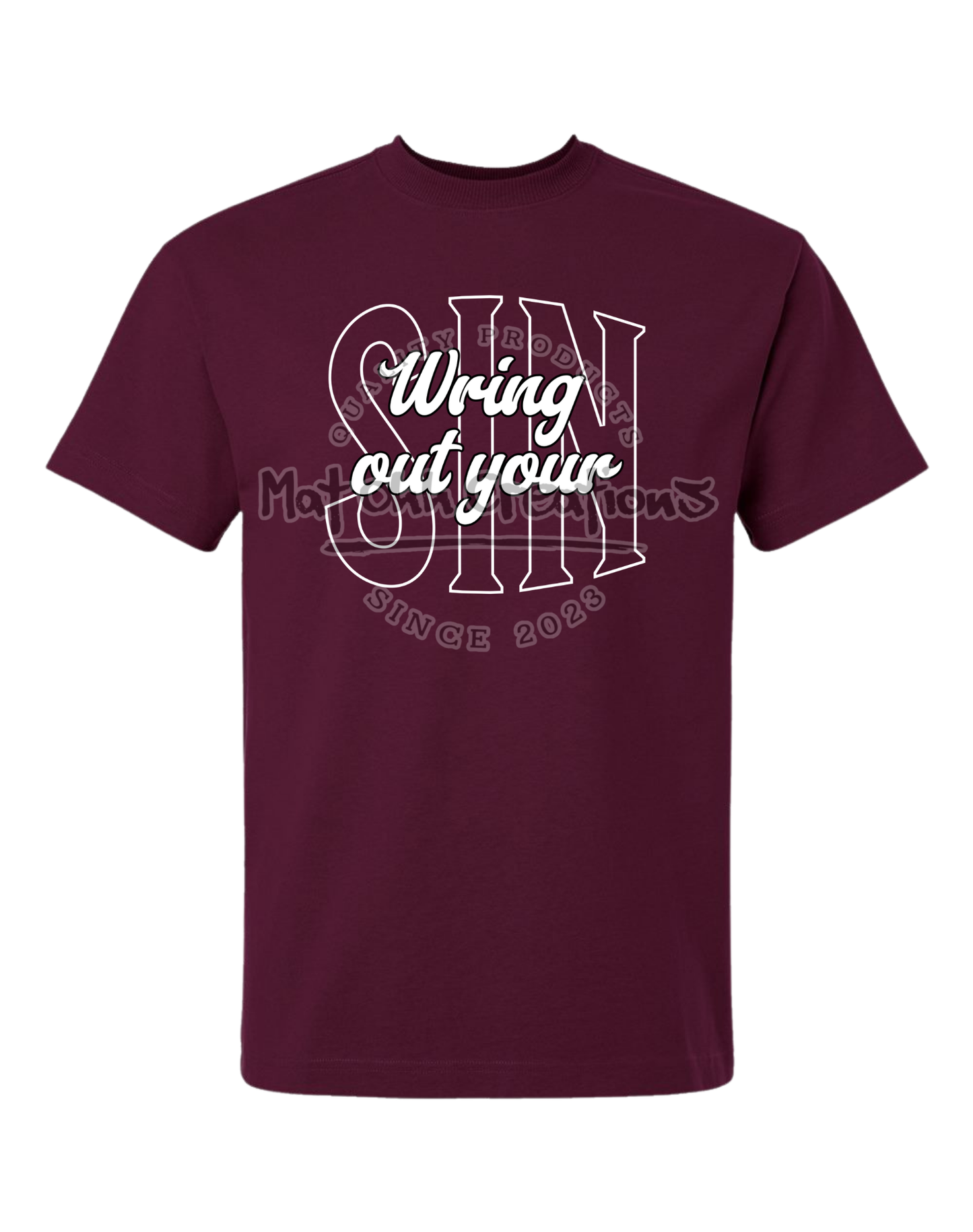 Wring Out Your Sin Premium Super Heavyweight T Shirt