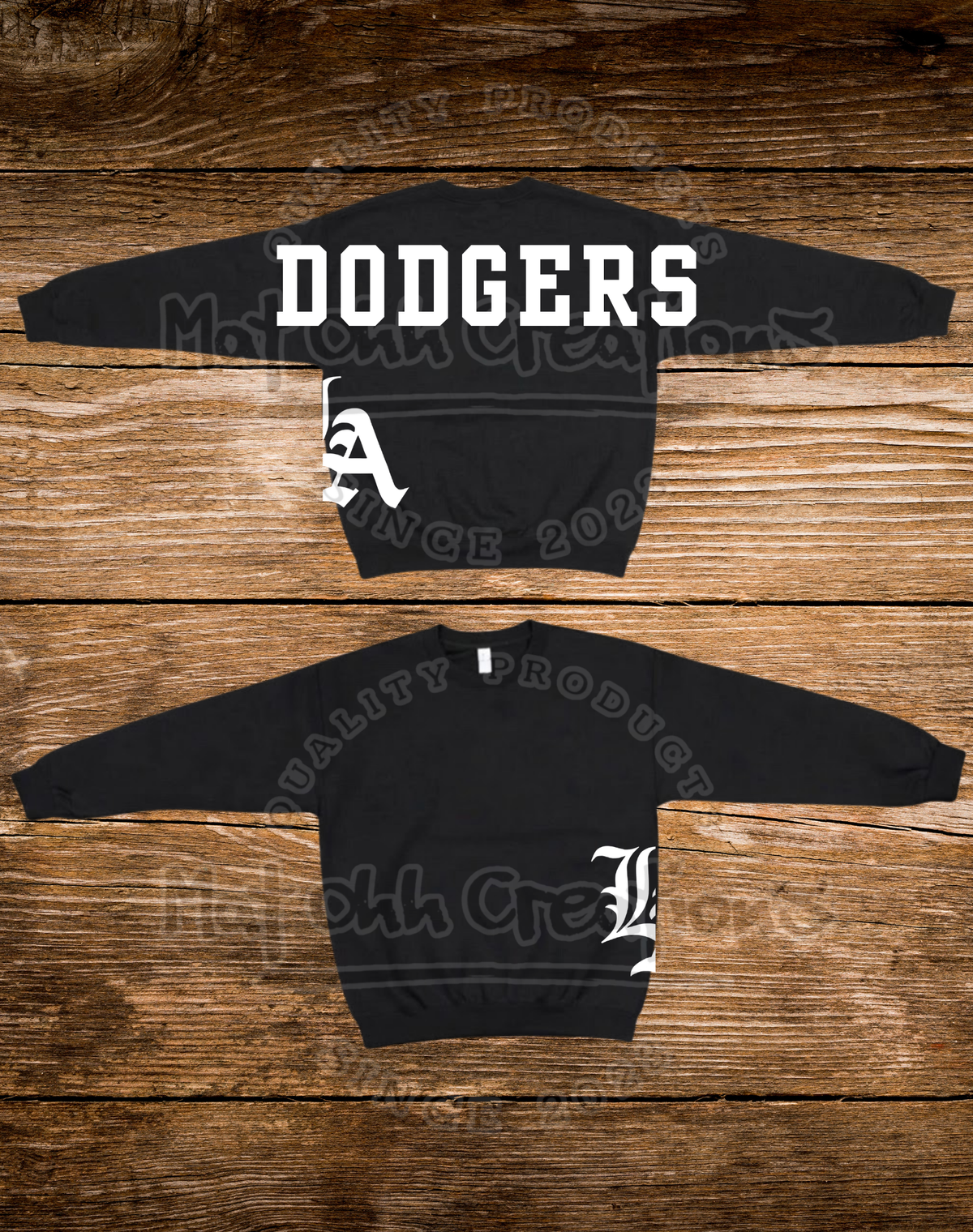 Custom Oversized Print Crewneck