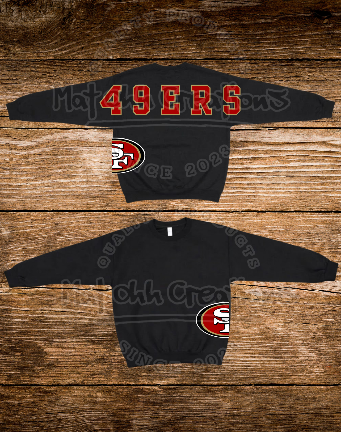 Custom Oversized Print Crewneck