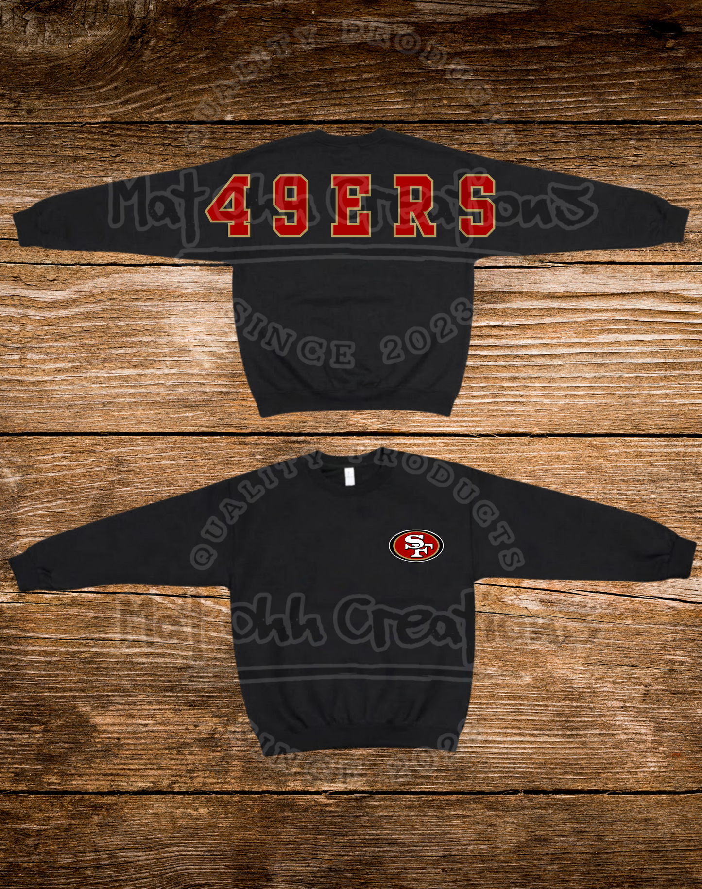 Custom Oversized Print Crewneck