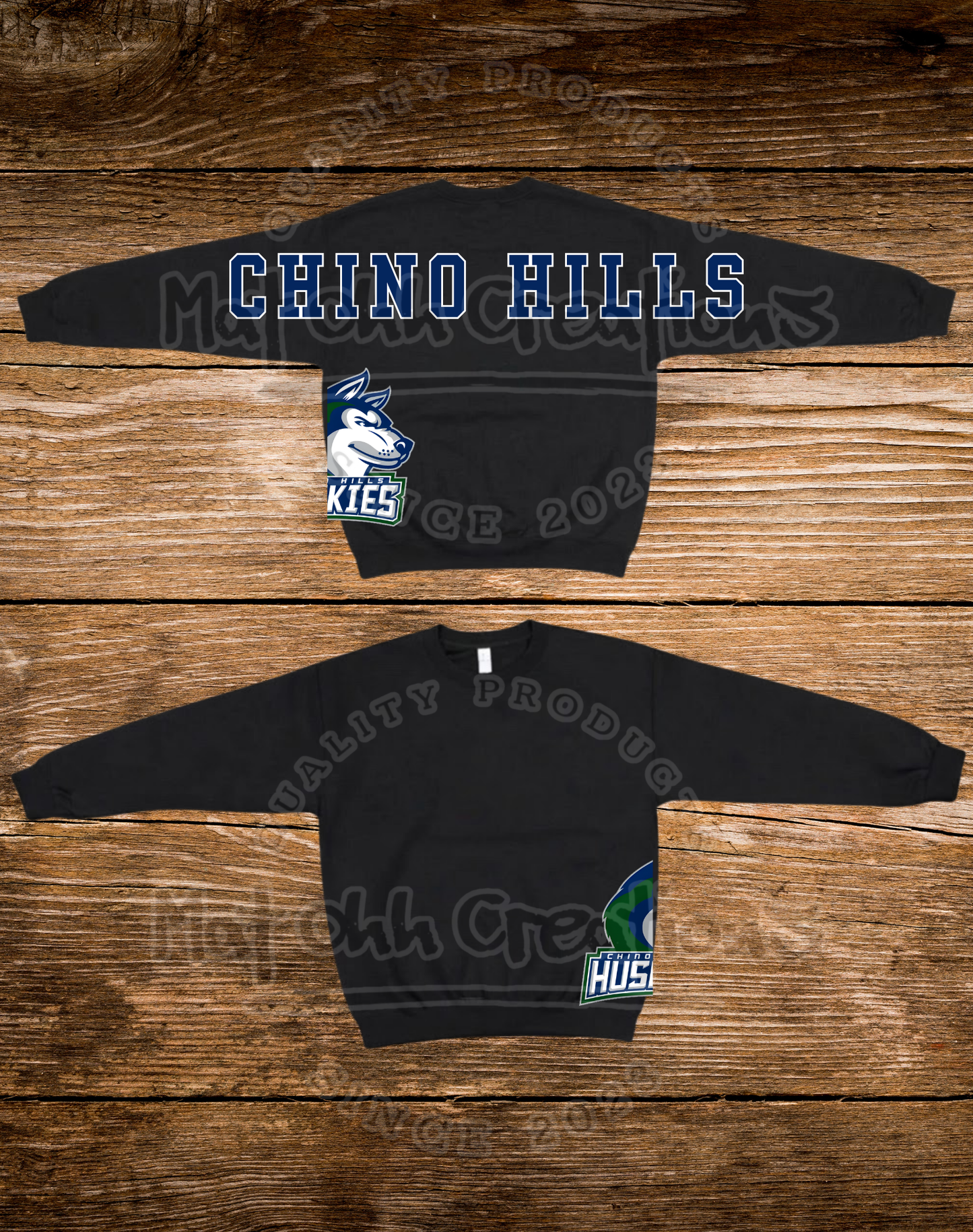 Custom Oversized Print Crewneck