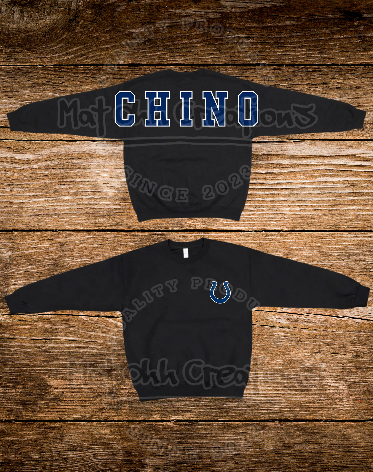 Custom Oversized Print Crewneck