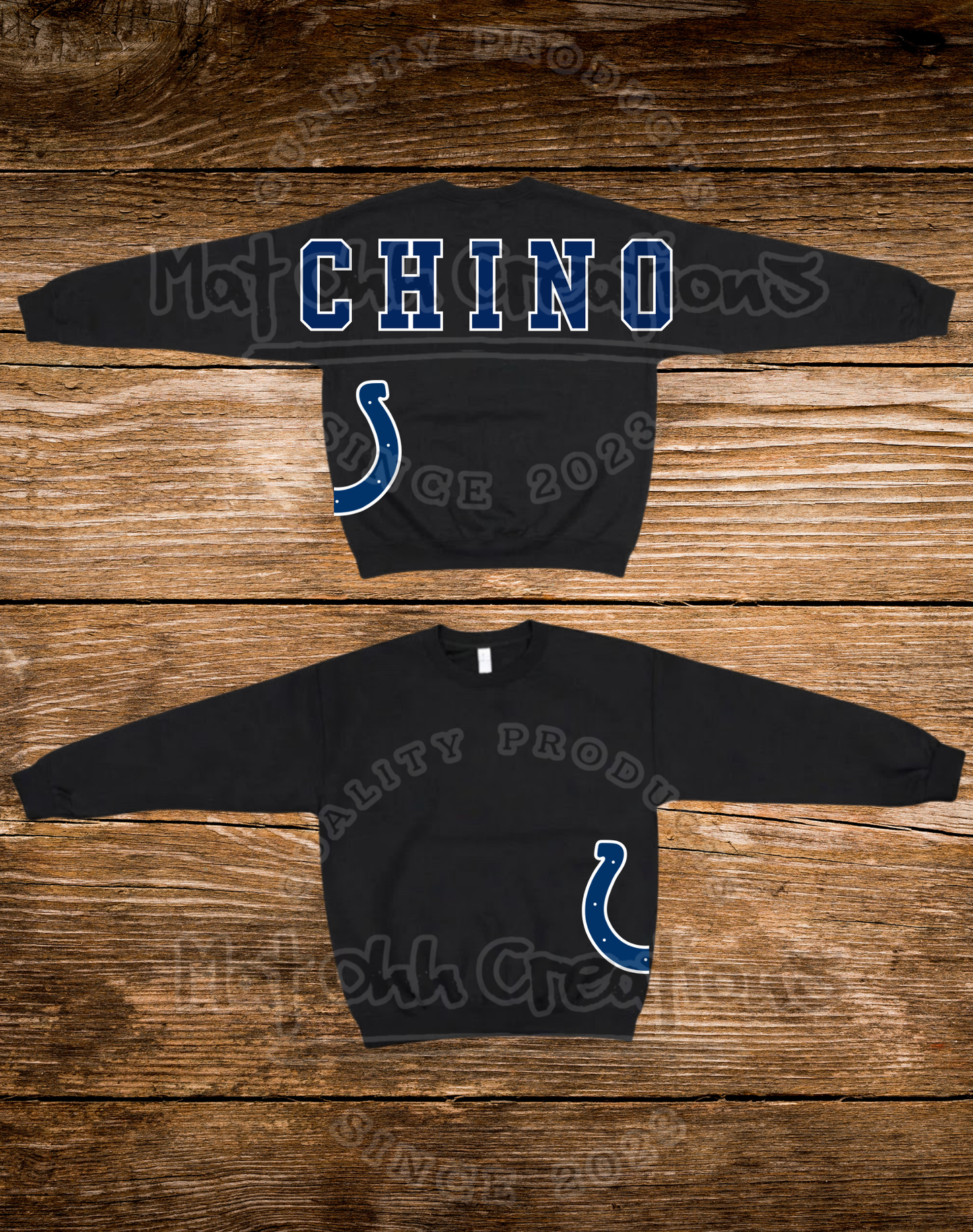 Custom Oversized Print Crewneck