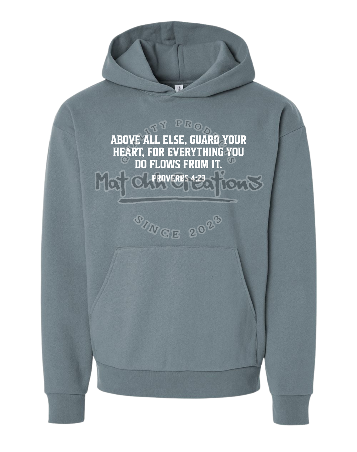 Guard Your Heart Premium Heavyweight Hoodie