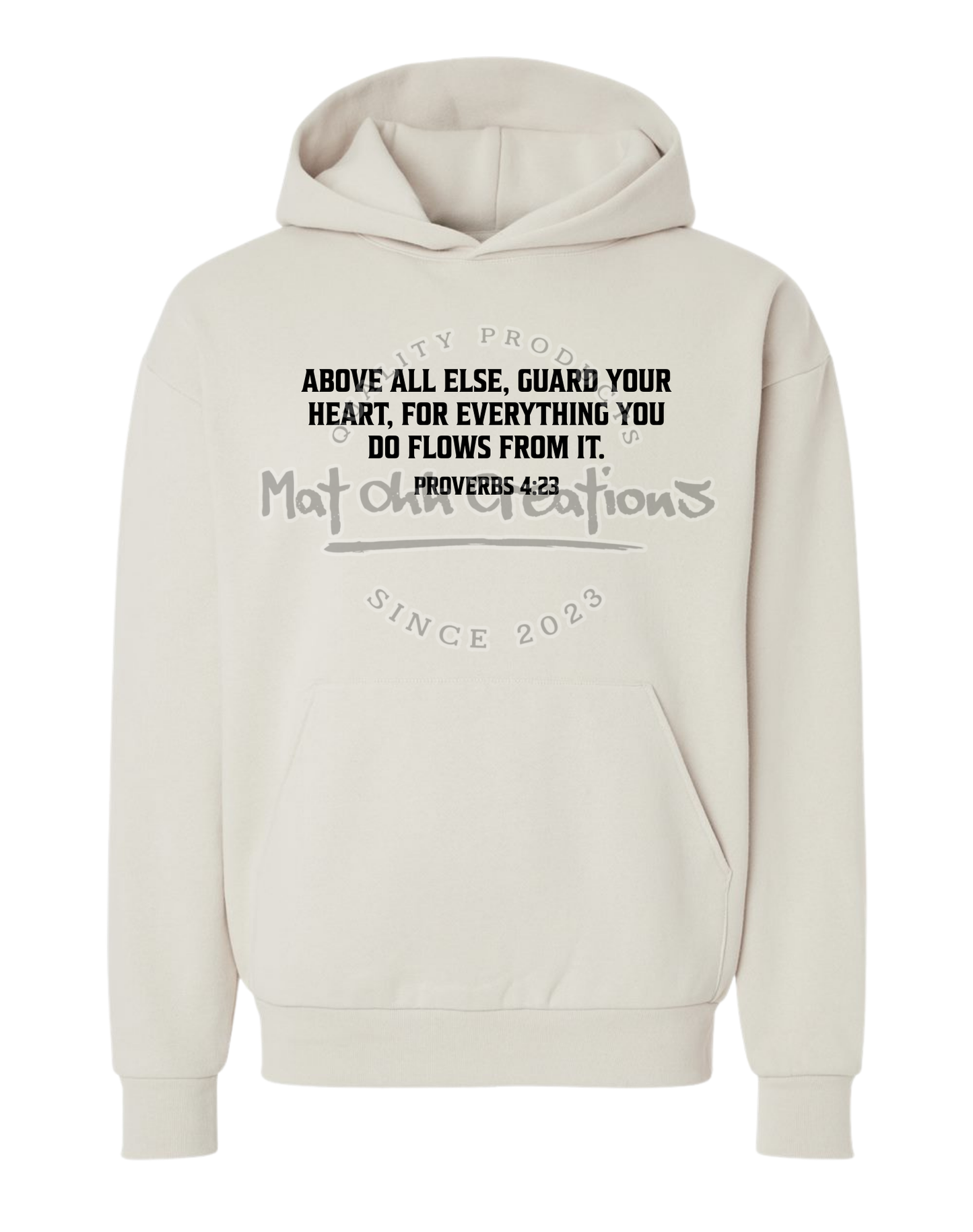Guard Your Heart Premium Heavyweight Hoodie