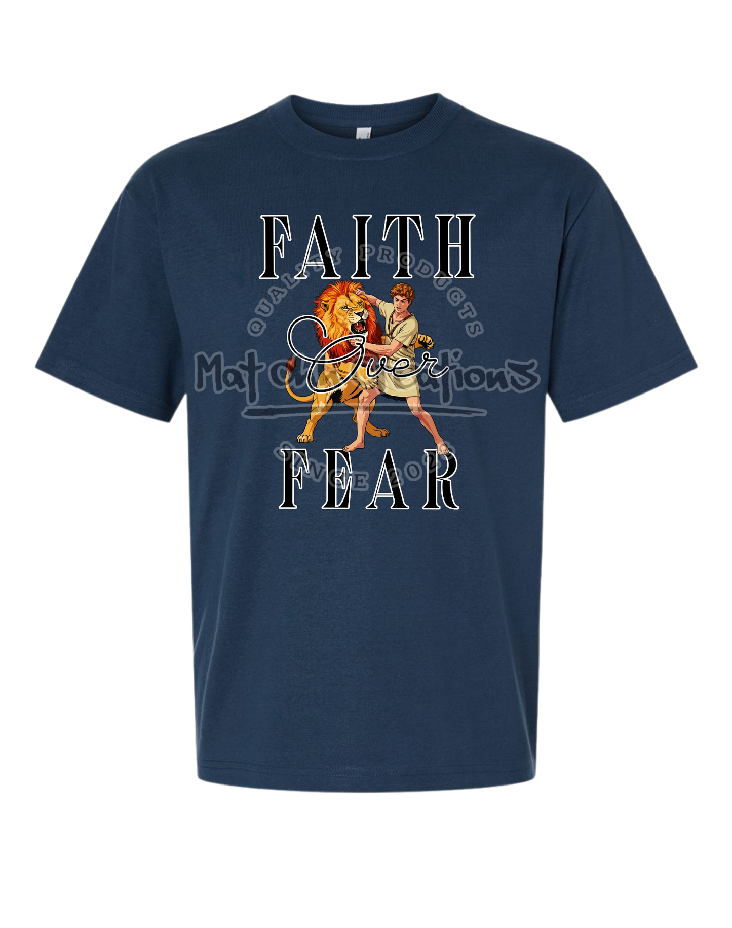 Faith Over Fear Premium Super Heavyweight T Shirt