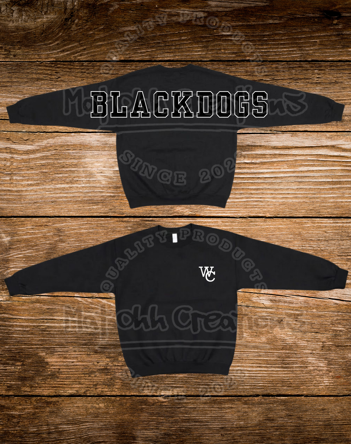 Custom Oversized Print Crewneck