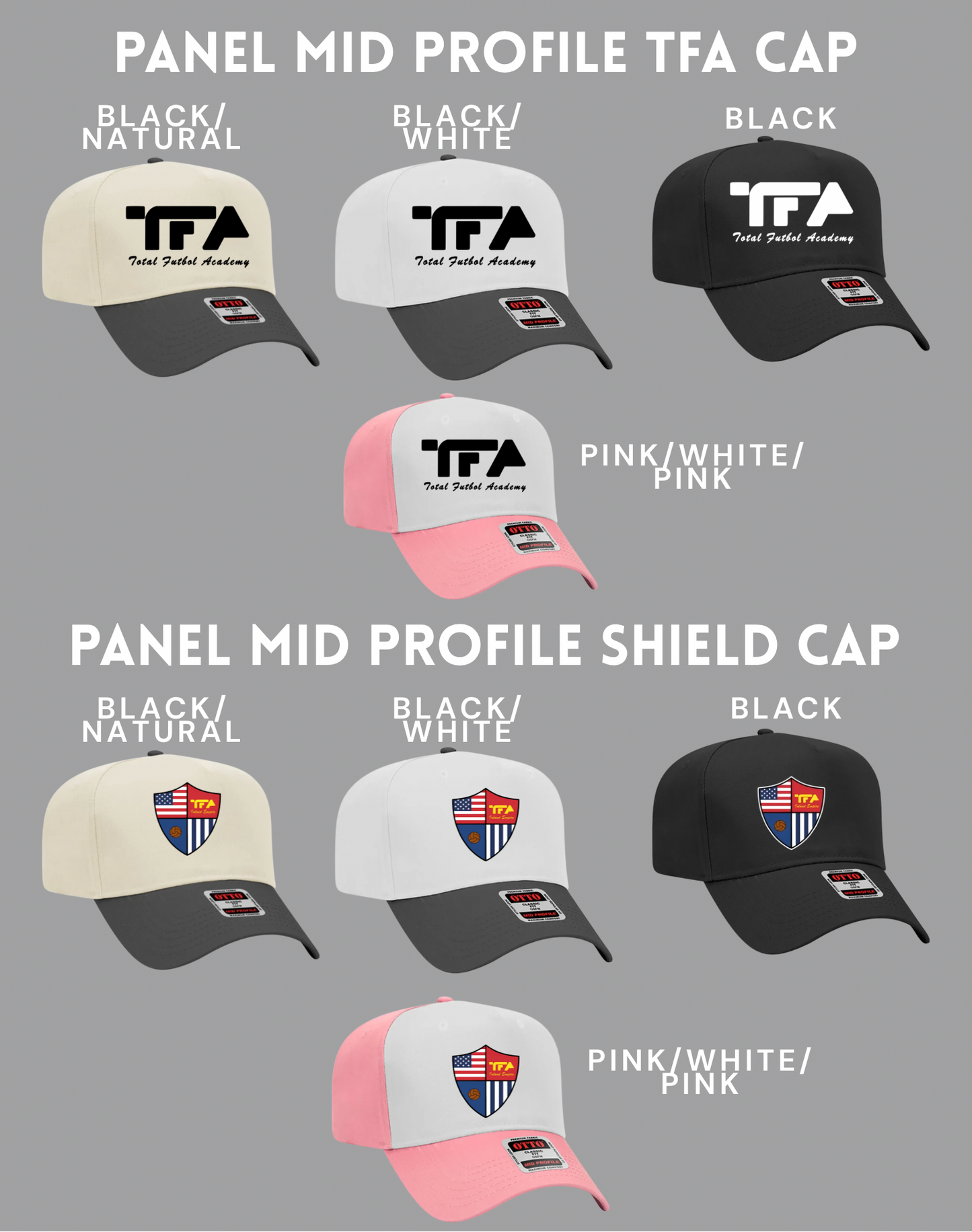 TFA Panel Mid Profile Cap