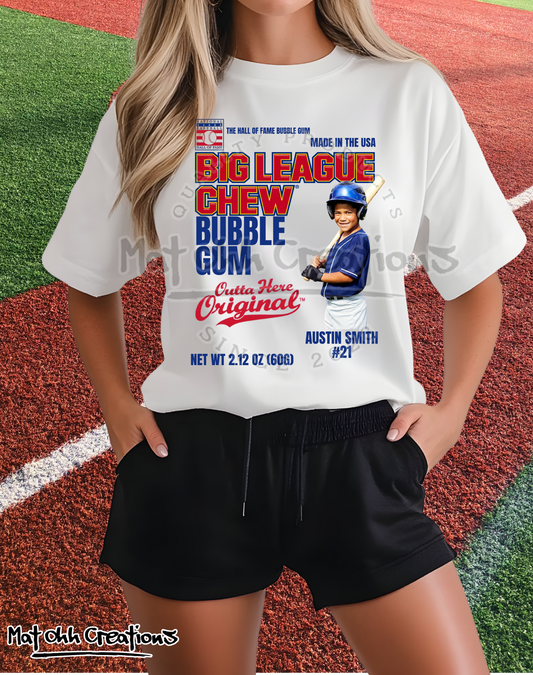 The Big League Personalized Player Tee