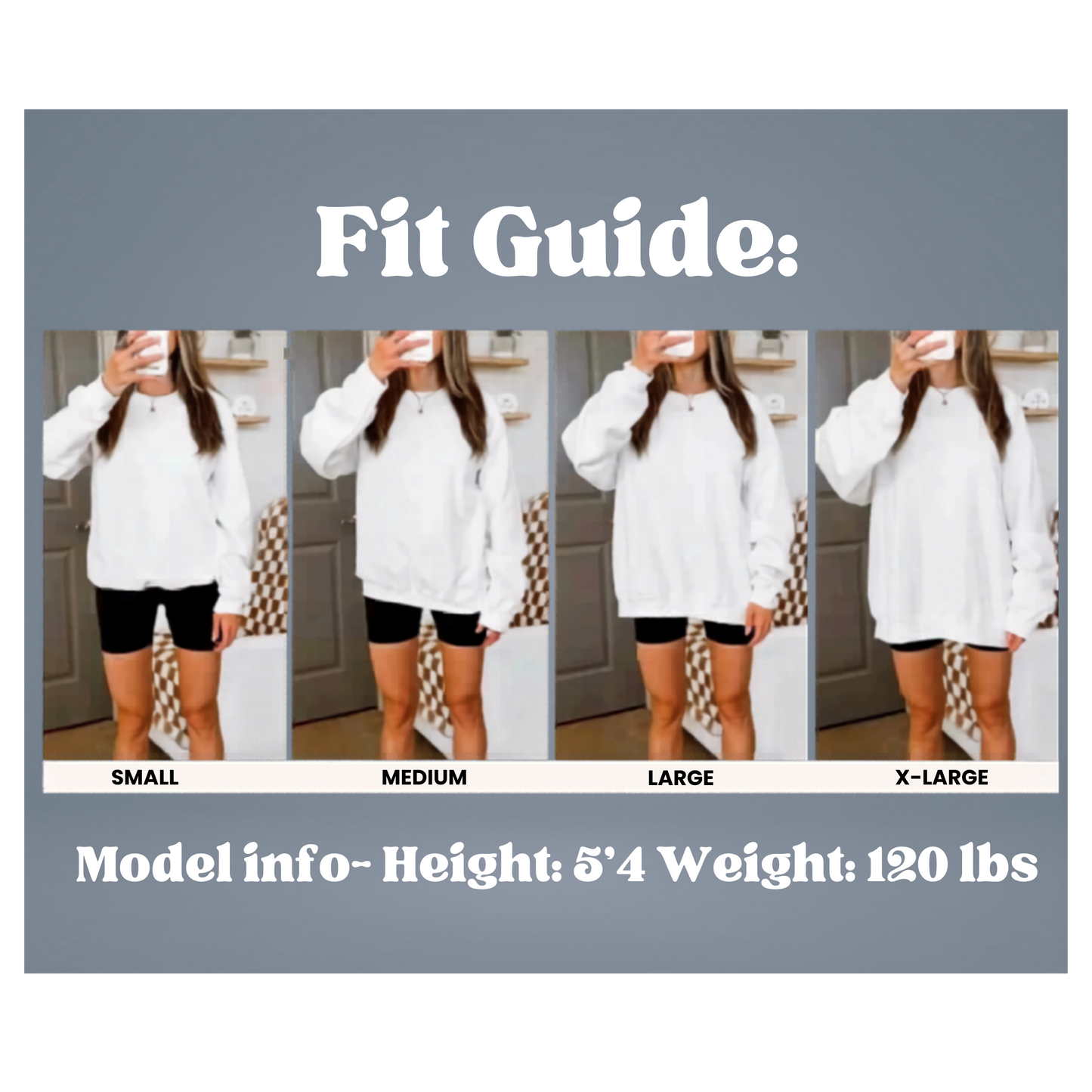 Custom Oversized Print Crewneck