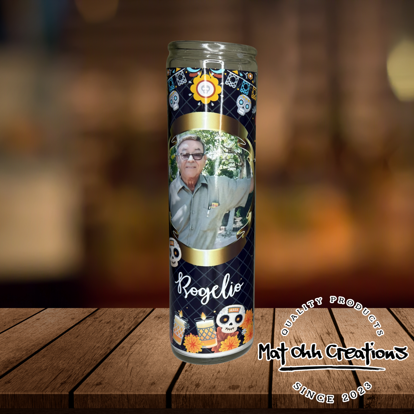 Custom Ofrenda Candle