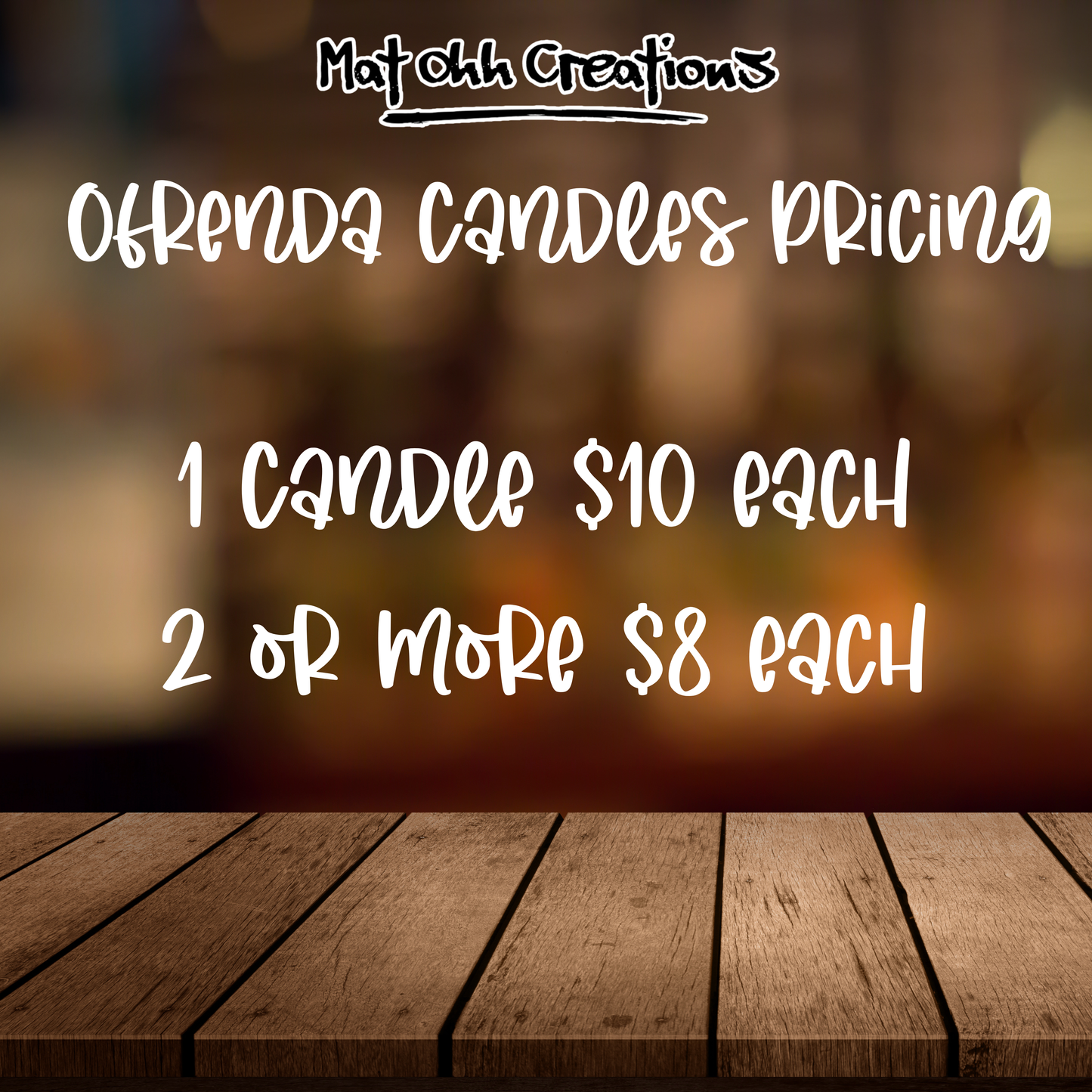 Custom Ofrenda Candle