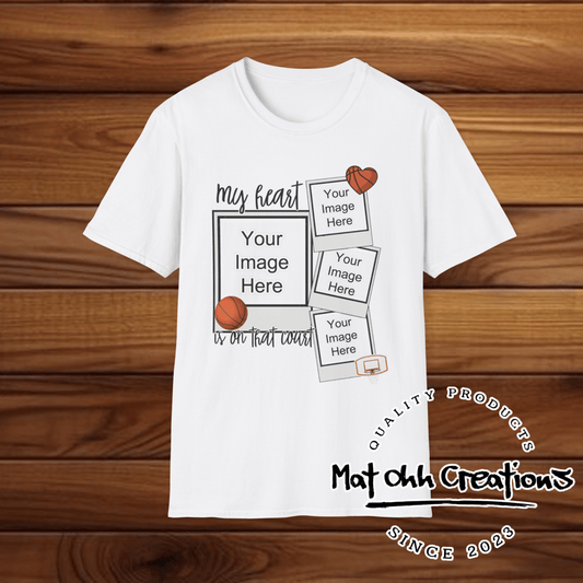 Personalized Basketball Mom Tee